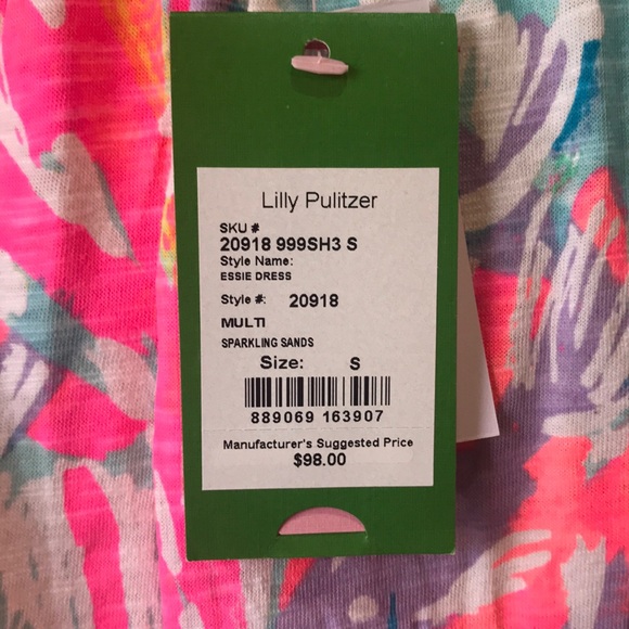 Lilly Pulitzer Essie Dress S NWT Sparkling Sands - Picture 4 of 7